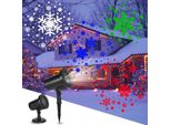 Led Fiocco Di Neve Proiettore Lampada Cascata Di Neve, Impermeabile IP65 Per Interni Ed Esterni Decorazione Natale Festa Matrimonio, Fiocco Di Neve Colorato