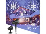 Led Fiocco Di Neve Proiettore Lampada Cascata Di Neve, Impermeabile IP65 Per Interni Ed Esterni Decorazione Natale Festa Matrimonio, Fiocco Di Neve Bianco