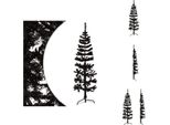 Vidaxl Supporto Per Mezzo Albero Di Natale Artificiale Slim Nero 150 Cm - Alberi Di Natale
