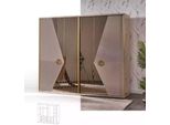 Camera Da Letto Armadio Beige Mobili Legno Jvmoebel