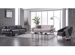 Set Di Divani Grigi Da Salotto Divani A Tre Posti Poltrona Set Completo 3Pcs Jvmoebel