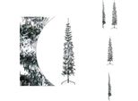 Vidaxl Mezzo Albero Di Natale Artificiale Con Neve Sottile 240 Cm - Alberi Di Natale
