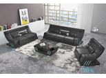 Set Di Divani Divano Nero In Ecopelle 321 Jvmoebel
