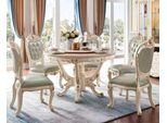 Set Sala Da Pranzo Legno Tavolo Da Pranzo Classico Sedie Jvmoebel