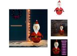 Vidaxl Decorazione Natalizia Babbo Natale Led In Tessuto 120 Cm - Luci Di Natale