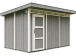 Capanno Da Giardino Di 8,7M² Con Pavimento E Piastrelle Bituminose - Capanno Da Giardino L412Xl279Xh239 Cm - Capanno Da Giardino Timbela M904 - Acciaio Caverna