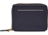 Fossil Pelle Porta Carte Di Credito Westover Card Case Insignia Blue Blu Scuro