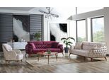 Set Divano 3+3+1 Posti Chesterfield Set In Stile Moderno Divano 3 Pezzi Relax