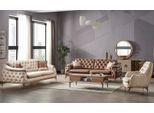 Set Divano 3+3+1 Posti Chesterfield Set In Stile Moderno Divano 3 Pezzi Relax