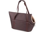 Borsa Per Cani Borsa Per Cani Borsa Da Trasporto Per Cani Gatti Borsa Da Trasporto Nuova Marrone Minky L