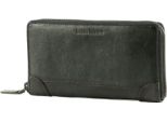 Bruno Banani Pelle Portafoglio Zip Around Wallet Black Nero
