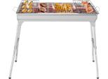 Fch Griglia A Carbone, Portatile, Pieghevole, Con 4 Griglie, Griglia A Cavalletto, Griglia Pieghevole In Acciaio Inox, Griglia A Cavalletto Bbq Griglia Portatile Da Campeggio Griglia Da Campeggio 71 X 33 X 70CM