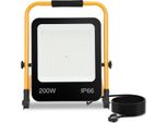 Tolletour Led Proiettore Da Costruzione Treppiede IP66 Impermeabile Faro Led Per Giardino Luce Da Lavoro 200W
