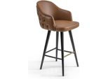 Lusso Sgabello Chesterfield Marrone Sedia Sgabello Bar Moderno Nuovi Mobili Jvmoebel