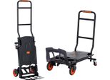 Vevor Carrello Porta Sacchi 2 In 1 Pieghevole Capacità Di Carico 136 Kg Carrello Da Trasporto Carrello Porta Sacchi In Lega Di Alluminio E Acciaio Al Carbonio ⇋ Carrello A Pianale Carrello Per Attività Di Carico E Trasporto In Interni Ed Esterni