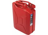 Draper Tanica In Acciaio - Rosso 20L