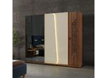 Armadio Per La Camera Da Letto Armadio In Legno Design Marrone Jvmoebel