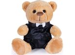 Brubaker Orsacchiotto Sposo In Abito - 25 Cm Regalo Di Peluche Per Matrimonio, Fidanzamento E Addio Al Celibato - Regalo Di Nozze Peluche