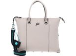 Gabs Pelle Borsa A Tracolla G3 Plus Tg Bull Black Shoulder Bag Seashell Beige