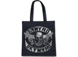 Lynyrd Skynyrd - Borsa Tote "Biker Patch"" RO9452 (Taglia Unica) (Nero/Grigio)"