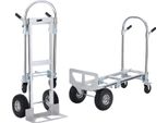 Vevor Carrello Porta Sacchi 2 In 1 Pieghevole Capacità Di Carico 318/454 Kg Carrello Da Trasporto Carrello Porta Sacchi In Lega Di Alluminio E Acciaio Al Carbonio ⇋ Carrello A Pianale Carrello Per Operazioni Di Carico E Trasporto In Ambienti Interni Ed Esterni