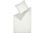 Loeschen Esprit Set Di Biancheria Da Letto Heritage Logo Colore Bianco-Nero Dimensioni 155X220+80X80