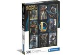 Clementoni 87873 - Puzzle - 500 Pezzi League Of Legends