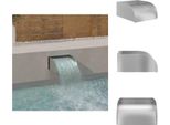 Vidaxl Cascata 30X34X14 Cm In Acciaio Inox 304 - Fontane E Cascate
