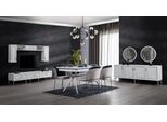Set Sala Da Pranzo Tavolo 4X Sedie Credenza 2х Specchio 11Tlg Jvmoebel