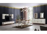 Sala Da Pranzo Set Da Pranzo Tavolo 4X Sedie Credenza 2х Specchio 8 Pezzi Nuovo