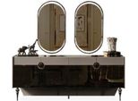 Credenza Credenza Grigia Cassettiera Moderna Stile Italiano Jvmoebel