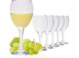 Kotarbau® Set Di 6 Bicchieri Da Vino Bianchi 245 Ml Bicchieri Da Vino In Vetro Bicchieri Da Vino Bianchi Set Di Bicchieri Da Vino Moderni Bicchieri Da Vino Rossi Bicchieri Da Vino Set Di Bicchieri Da Vino Moderni Bicchieri Da Vino Da Bere Set Di 6 Pezzi.