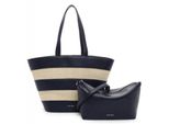 Suri Frey Borsa A Tracolla Sfy Bailey Shopper Blue Blu Scuro Beige