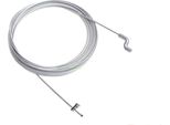 250 Cm Cavo Bowden Z/S Gancio Cavo Tosaerba Per Freno Motore Ruota Motrice Cavo Acceleratore