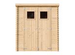 Capanno Da Giardino In Legno - Capanno Da Giardino In Legno - Capanno Da Giardino Con Pavimento Impregnato L204Xl204Xh202 Cm/ 3,53 M2 - Capanno Per Biciclette - Capanni Da Giardino E Magazzini Tetto Impermeabile Timbela M309+M309G