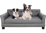 Wisfor Divano Per Animali Domestici Con Schienale, Divano Per Cani, Tappetino Per Cani, Letto Per Cani, L: 96 X 72 X 40 Cm