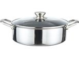 Pentola Cheffinger In Acciaio Inox 18/10 Struttura A Nido D'ape Induzione Ø24Cm Pentola Pan