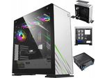Case Per Pc Coil, Vega Pro, Mid-Tower Atx, Vetro Temperato, Argb 12Cm O 14Cm, Bianco