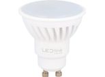 Led-Line Premium Led GU10 7W = 70W Riflettore 1000Lm 120° Ceramica 170-250V Bianco Freddo 6500K