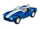 Welly Old Timer 1965 Shelby Cobra 427 S/C Blue 1:34-1:39 Modello In Metallo Pressofuso Nuovo In Scatola 43761