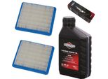 Candela + Filtro + Olio Per Tosaerba Per Briggs & Stratton B&S Quantum 625 650 675