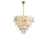 Carisma 9Xe14 Lampadario In Cristallo Oro Milagro ML8892