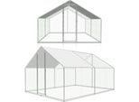 Tolletour Recinto Per Polli Ruspanti 3X3X2M - Pollaio In Metallo 9 M² Con Porta E Serratura