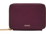Fossil Porta Carte Di Credito Logan Zip Around Card Case Rfid Amethyst Porpora