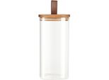 Caraffa In Vetro Con Coperchio In Legno, Chiusura Ermetica