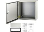 Vevor Scatola In Acciaio Nema, 16 X 16 X 8'' Scatola Per Interruttori In Acciaio Nema 4X, IP66 Impermeabile E Antipolvere, Scatola Di Connessione Elettrica Per Uso Esterno/Interno, Con Piastra Di Montaggio