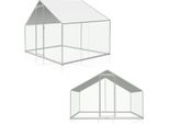 Recinto Tolletour 3X2X2M - Pollaio In Metallo 6 M² Con Porta E Serratura