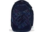 Satch Zaino Della Scuola Con Scomparto Per Laptop Match Purple Laser Blu Scuro