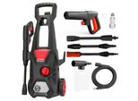 Idropulitrice Lehmann Con Pompa Di Aspirazione In Alluminio, Portata 480 L/H, 1600 W, Tubo Flessibile Ad Alta Pressione Da 5 M, Incluso Contenitore Per Detergente