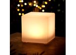Cubo Luminoso Solare A Led - Circa 30 X 30 Cm - Lampada Da Giardino Con Sensore Crepuscolare